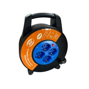 Enrollador 4 shuko 3 x 1 mm 15 mts NAF