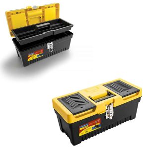 Caja plastica p/herramientas c/cierre metalico 17" TRAMONTINA 43803/017