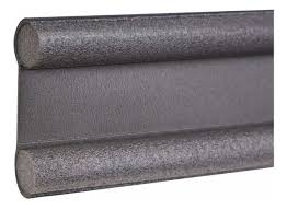Zocalo doble de goma GRIS 95 cms PRACTICO
