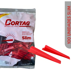 Cuñas p/niveladorr ceramica slim x 100 CORTAG